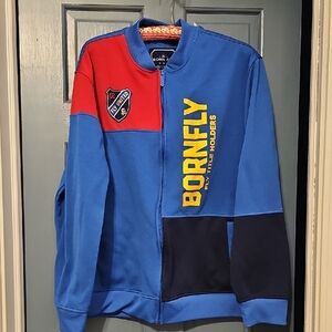 VINTAGE Born Fly Men Jacket 2 xlarge Coat Outerwear